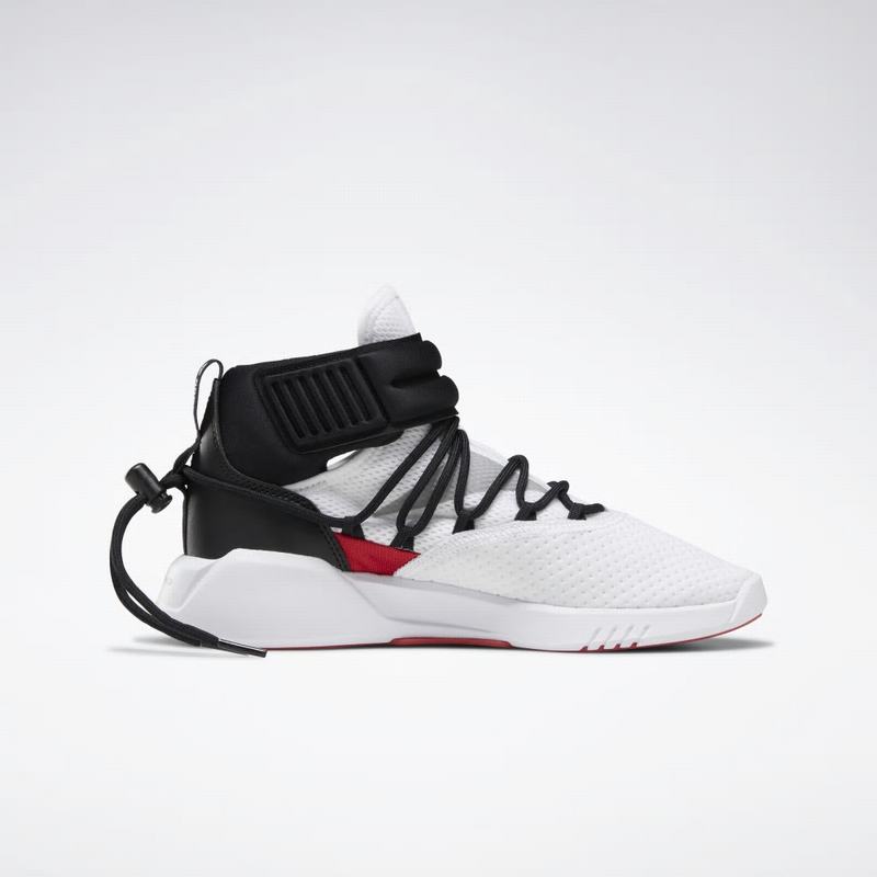 Pantofi De Dans Reebok Freestyle Motion Dama Albi/Negrii/Rosii Romania QJ7747LV